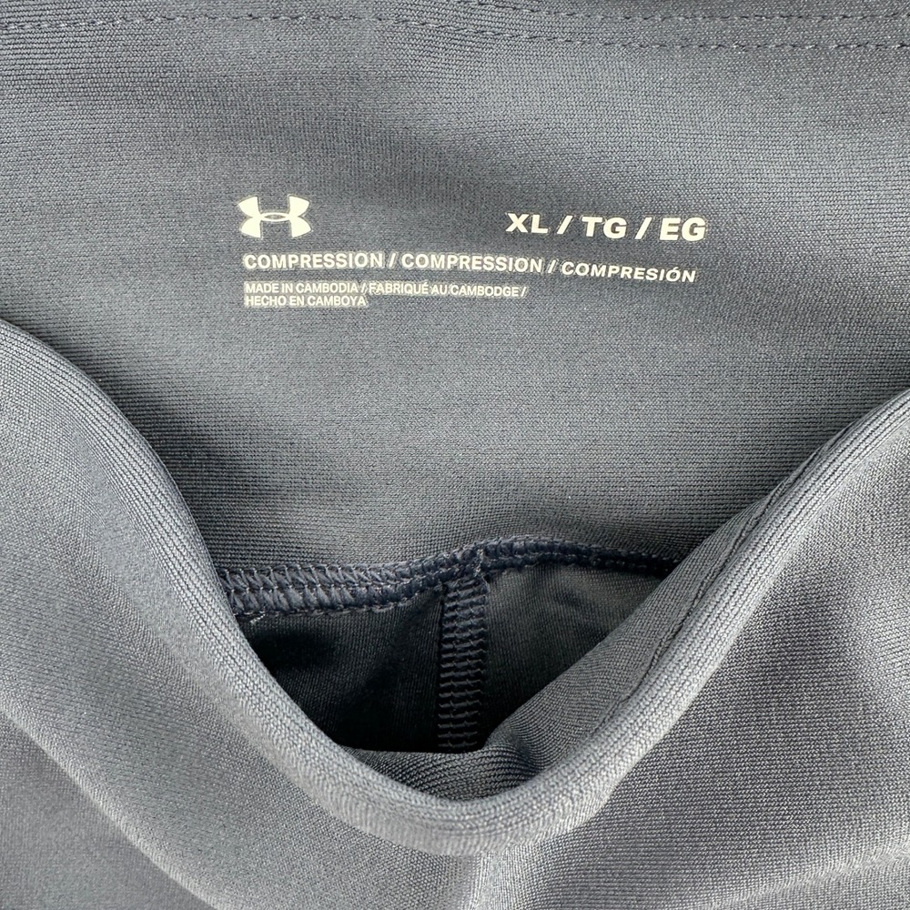 Under Armour Womens High Rise Compression Full Length Leggings Blue XL New Yoga - Picture 6 of 9
